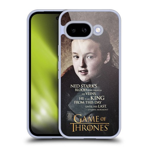 HBO Game of Thrones Character Quotes Lyanna Mormont Soft Gel Case for Google Pixel 9A