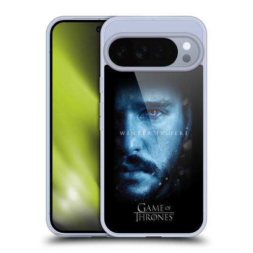 HBO Game of Thrones Winter Is Here Jon Snow Soft Gel Case for Google Pixel 10 Pro XL