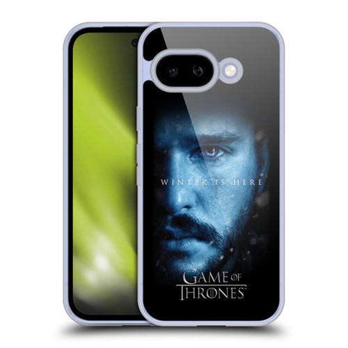 HBO Game of Thrones Winter Is Here Jon Snow Soft Gel Case for Google Pixel 9A