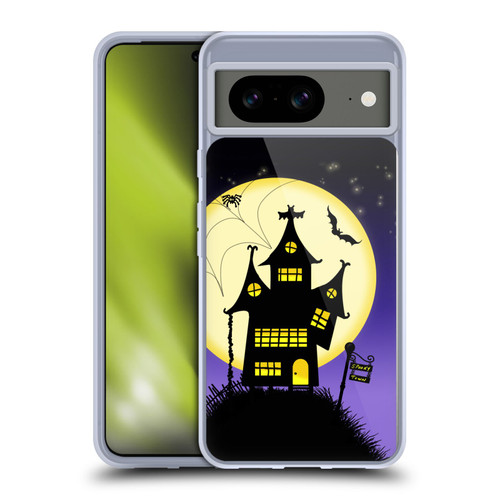 Simone Gatterwe Halloween Haunted House Soft Gel Case for Google Pixel 8