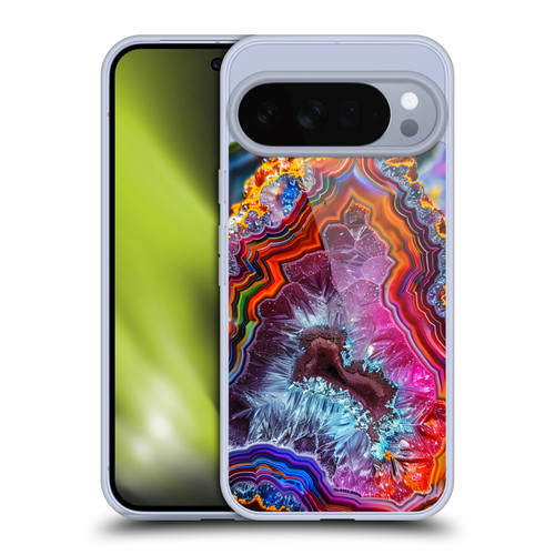 Haroulita Agates Colorful Soft Gel Case for Google Pixel 10 Pro XL