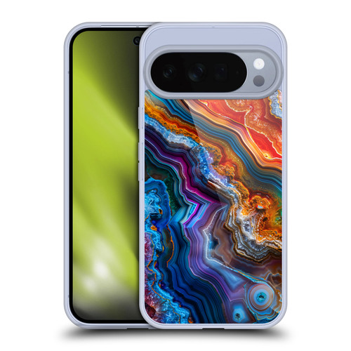Haroulita Agates Multicolor Soft Gel Case for Google Pixel 10 Pro XL