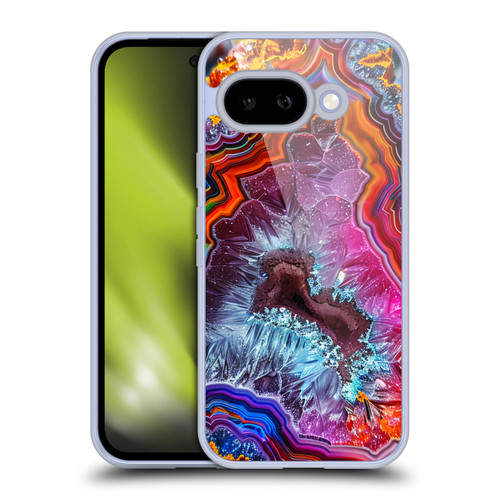Haroulita Agates Colorful Soft Gel Case for Google Pixel 9A