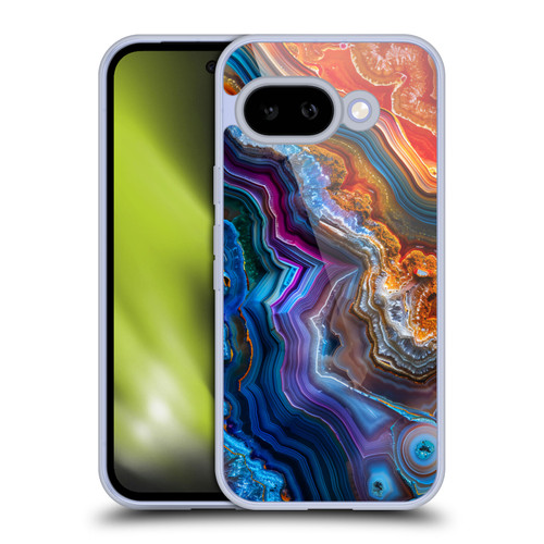 Haroulita Agates Multicolor Soft Gel Case for Google Pixel 9A