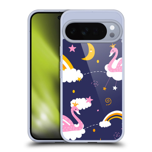 Haroulita Forest Flamingo Night Soft Gel Case for Google Pixel 10 Pro XL