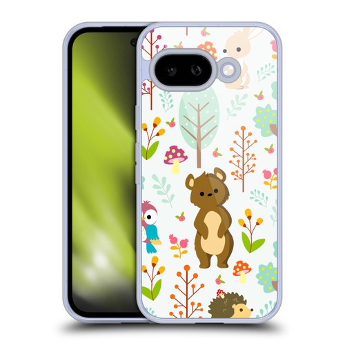 Haroulita Forest Adorable Bear Soft Gel Case for Google Pixel 9A