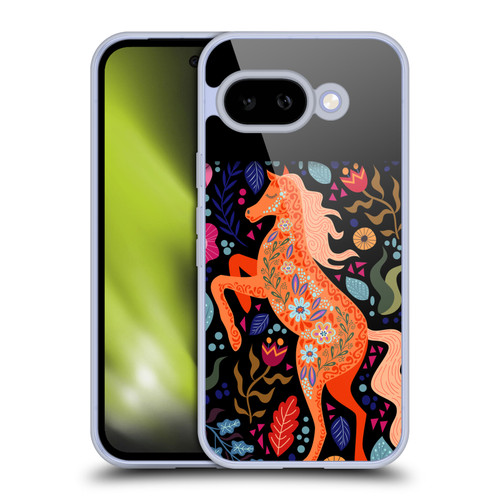 Haroulita Forest Flower Horse Soft Gel Case for Google Pixel 9A