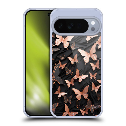 Haroulita Fancy Pattern Butterfly Soft Gel Case for Google Pixel 10 Pro XL