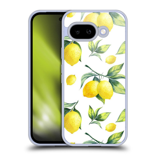 Haroulita Fruits White Lemons Soft Gel Case for Google Pixel 9A