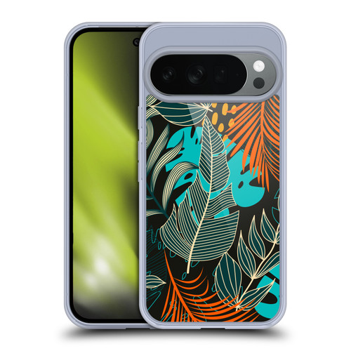 Haroulita Leaves 2 Orange Soft Gel Case for Google Pixel 10