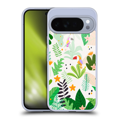 Haroulita Leaves 2 Leaves And Parrots Soft Gel Case for Google Pixel 10 Pro XL