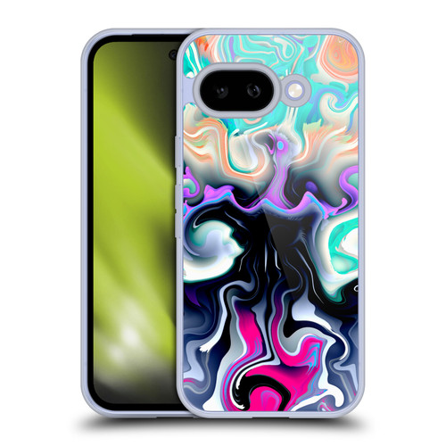 Haroulita Liquid Marble Glitch Soft Gel Case for Google Pixel 9A