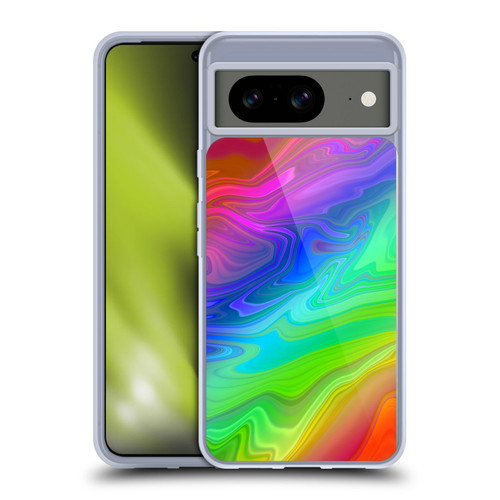Suzan Lind Marble Rainbow Soft Gel Case for Google Pixel 8