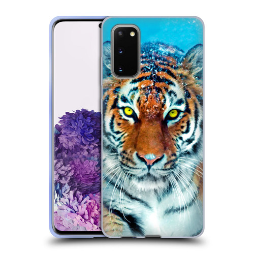 Aimee Stewart Animals Yellow Tiger Soft Gel Case for Samsung Galaxy S20 / S20 5G