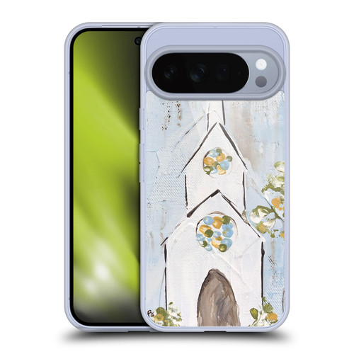 Haley Bush Church Painting White Soft Gel Case for Google Pixel 10 Pro XL