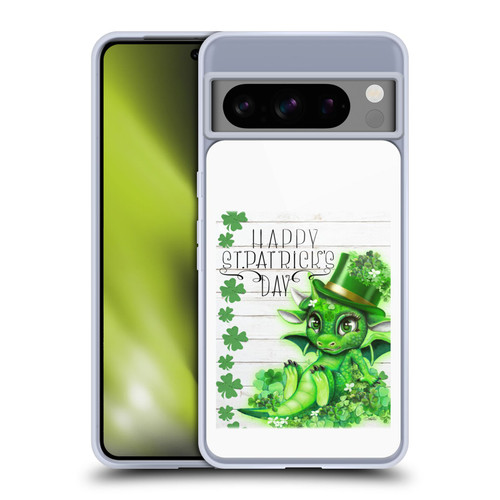 Sheena Pike Holiday St. Patrick Day Clover Dragon Soft Gel Case for Google Pixel 8 Pro