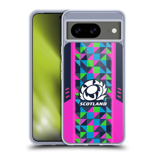 Scotland Rugby 2023/24 Crest Kit Neon Training Soft Gel Case for Google Pixel 8