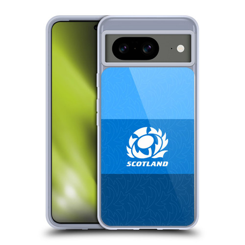 Scotland Rugby Graphics Stripes Pattern Soft Gel Case for Google Pixel 8
