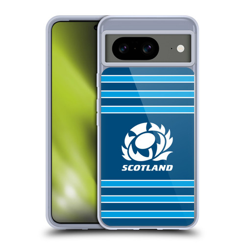 Scotland Rugby Logo 2 Stripes Soft Gel Case for Google Pixel 8