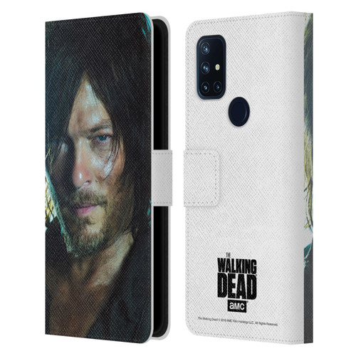 AMC The Walking Dead Characters Daryl Leather Book Wallet Case Cover For OnePlus Nord N10 5G