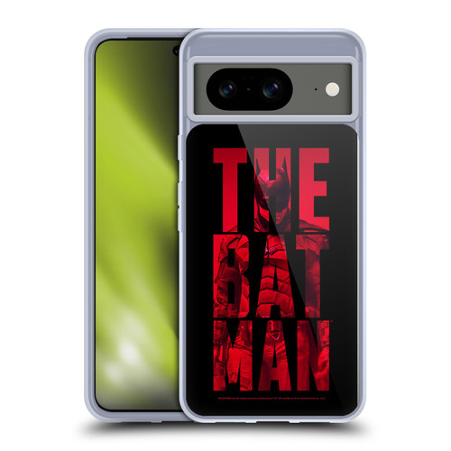 The Batman Neo-Noir Graphics Typography Soft Gel Case for Google Pixel 8
