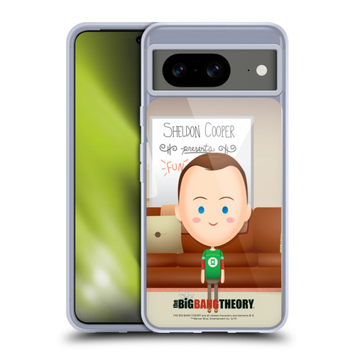 The Big Bang Theory Character Art Sheldon Soft Gel Case for Google Pixel 8