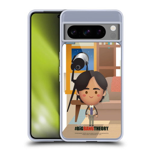 The Big Bang Theory Character Art Raj Soft Gel Case for Google Pixel 8 Pro