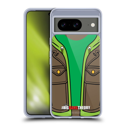 The Big Bang Theory Iconic Shirts Leonard Soft Gel Case for Google Pixel 8