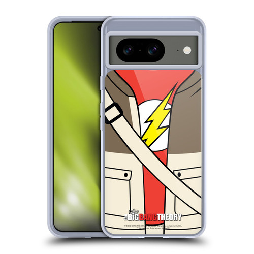 The Big Bang Theory Iconic Shirts Sheldon Soft Gel Case for Google Pixel 8