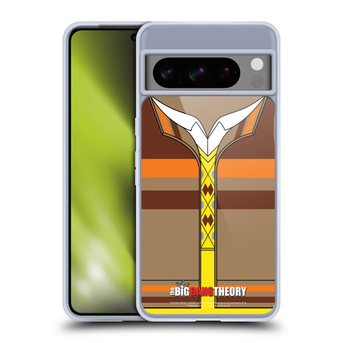The Big Bang Theory Iconic Shirts Raj Soft Gel Case for Google Pixel 8 Pro