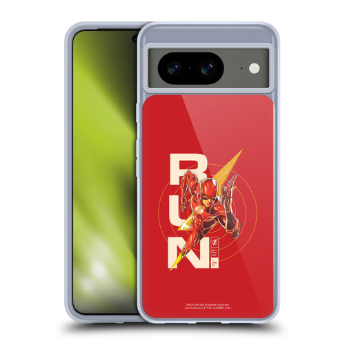 The Flash 2023 Graphics Barry Allen Run Soft Gel Case for Google Pixel 8