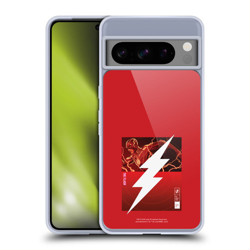 The Flash 2023 Graphics Barry Allen Logo Soft Gel Case for Google Pixel 8 Pro