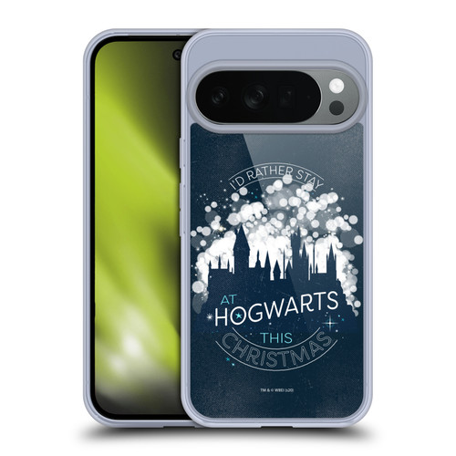Harry Potter Deathly Hallows XXXII Stay At Hogwarts This Christmas Soft Gel Case for Google Pixel 10