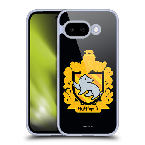 Harry Potter Deathly Hallows I Hufflepuff Crest Soft Gel Case for Google Pixel 9A
