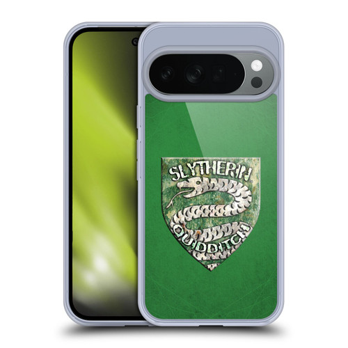 Harry Potter Prisoner Of Azkaban V Slytherin Quidditch Badge Soft Gel Case for Google Pixel 10