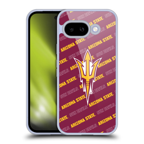 Arizona State University ASU Arizona State Art Logo Pattern Soft Gel Case for Google Pixel 9A