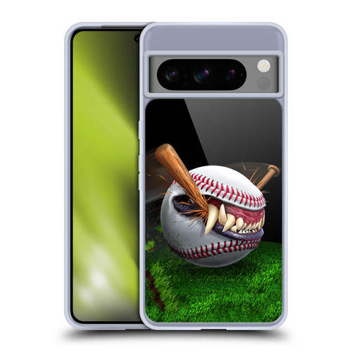Tom Wood Monsters Baseball Soft Gel Case for Google Pixel 8 Pro