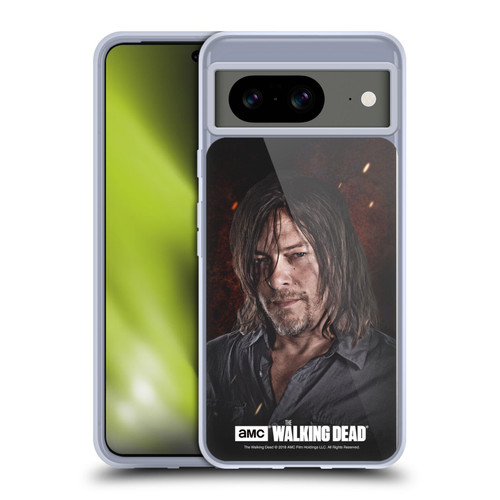 AMC The Walking Dead Season 8 Portraits Daryl Soft Gel Case for Google Pixel 8
