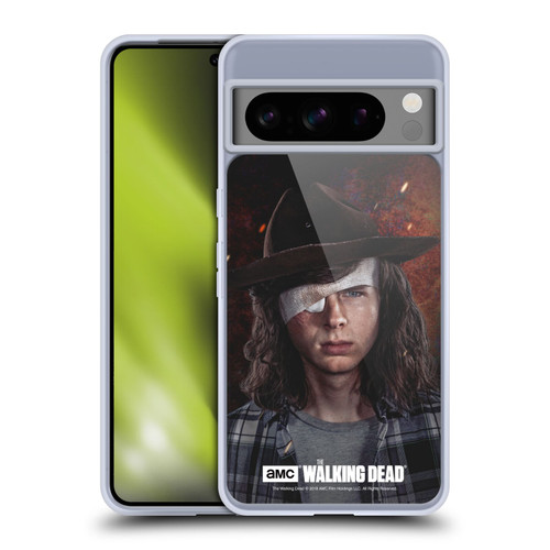 AMC The Walking Dead Season 8 Portraits Carl Soft Gel Case for Google Pixel 8 Pro