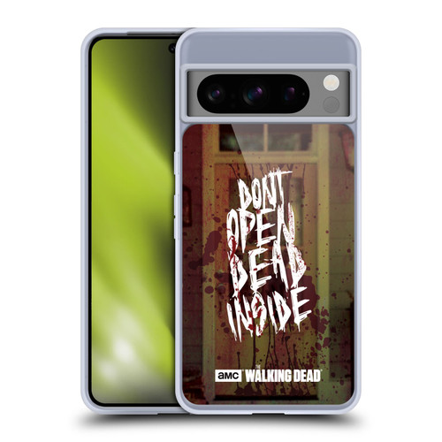 AMC The Walking Dead Typography Do Not Open Soft Gel Case for Google Pixel 8 Pro