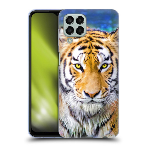 Aimee Stewart Animals Tiger and Lily Soft Gel Case for Samsung Galaxy M33 (2022)