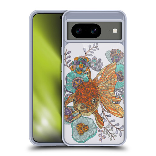 Valentina Animals And Floral Goldfish Soft Gel Case for Google Pixel 8