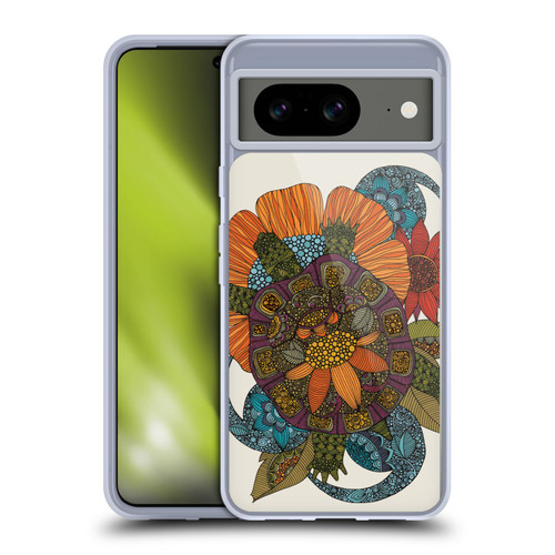 Valentina Animals And Floral Turtle 2 Soft Gel Case for Google Pixel 8