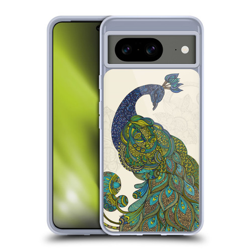 Valentina Birds Peacock Tail Soft Gel Case for Google Pixel 8