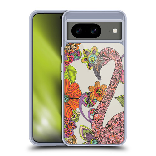 Valentina Birds Flamingo Puzzle Soft Gel Case for Google Pixel 8