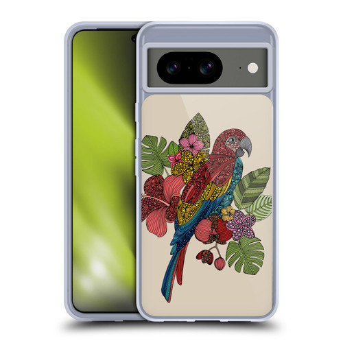 Valentina Birds Parrot Soft Gel Case for Google Pixel 8