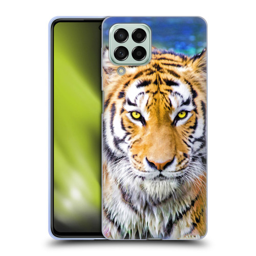 Aimee Stewart Animals Tiger and Lily Soft Gel Case for Samsung Galaxy M53 (2022)