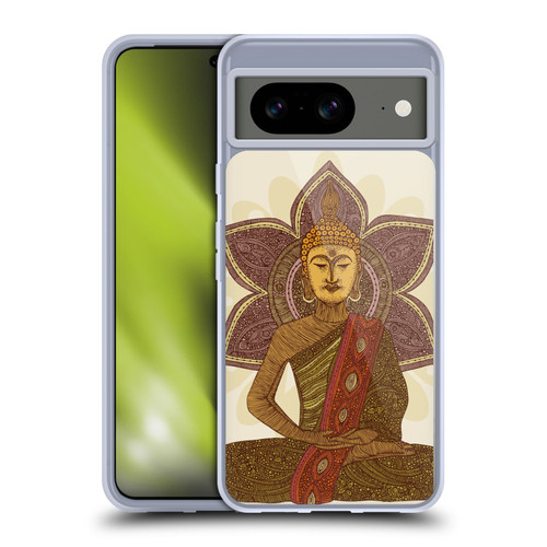 Valentina Symbols Illustration Sitting Buddha Soft Gel Case for Google Pixel 8