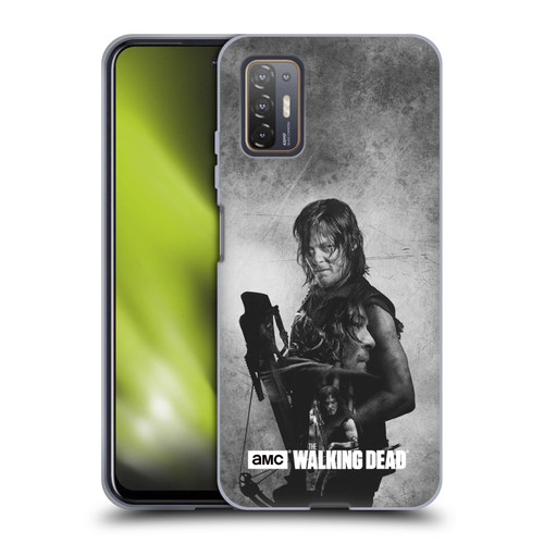 AMC The Walking Dead Double Exposure Daryl Soft Gel Case for HTC Desire 21 Pro 5G
