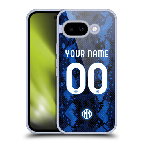 Custom Customised Personalised Inter Milan 2021/22 Crest Kit Home Soft Gel Case for Google Pixel 9A